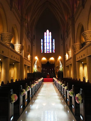岐阜の結婚式場 サンタガリシア大聖堂 に見学しに行ってきました 最高のおもてなし 街コンや出会い系アプリから異性と出会い結婚する M W Town